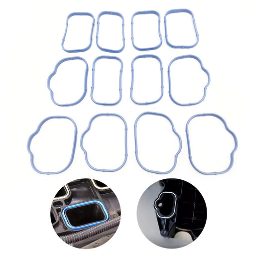 DURAFORCE Intake Manifold Plenum Lower Upper Gaskets For 2011-2019 Chrysler Jeep Dodge Ram