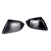 DURAFORCE 2PCS Left + Right Rear View Side Mirror Cover Skull Cap Black For Tesla Model y