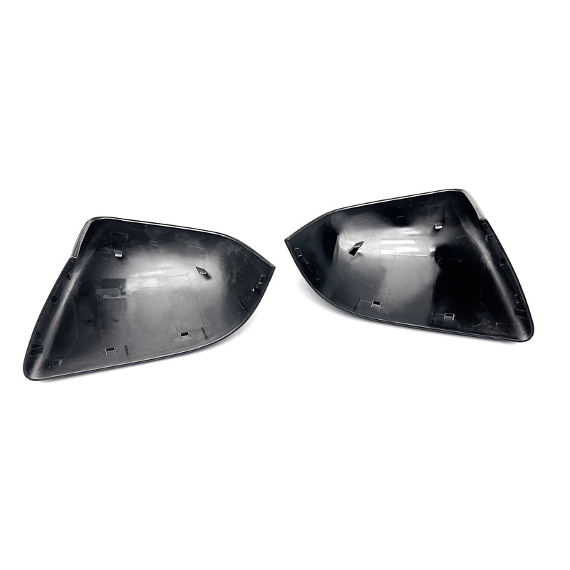 DURAFORCE 2PCS Left + Right Rear View Side Mirror Cover Skull Cap Black For Tesla Model y