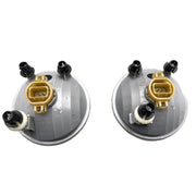 DURAFORCE Set of 2 Clear Lens Fog Light For 2011-2017 Jeep Patriot LH & RH Lamps w / Bulbs