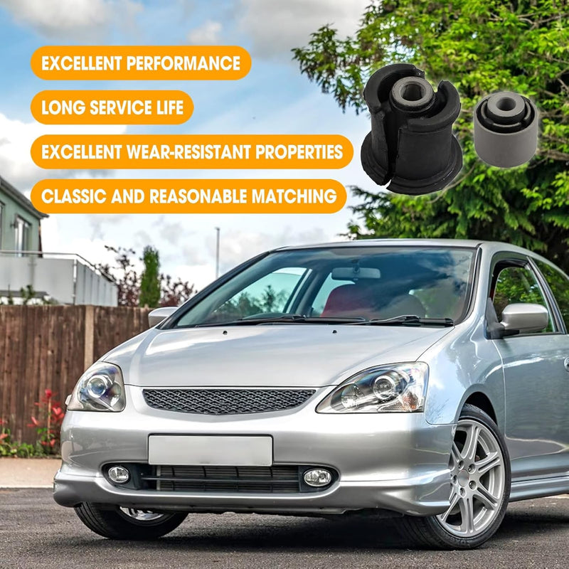 DURAFORCE 2set New for Honda CR-V CRV 02-06 Rear Control Trailing Arm Axle Bushes Bushings