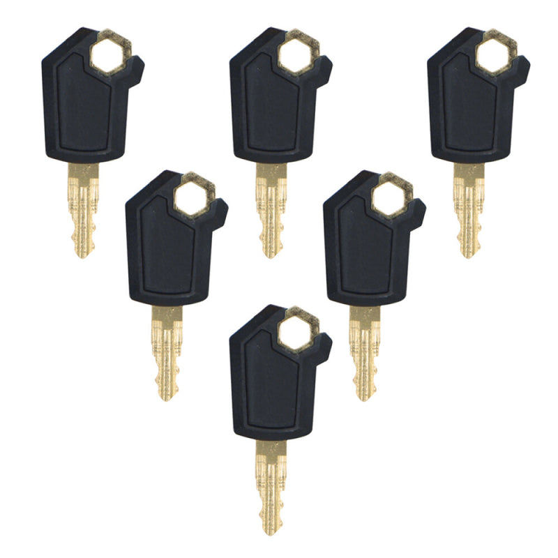 DURAFORCE 5P8500 Ignition Keys 0964753 0966198 8V4404 for Caterpillar Skid Steer Loader 6p