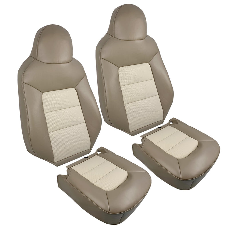 DURAFORCE Driver Passenger Leather Seat Cover For 2003 2004-2006 Expedition Eddie Bauer