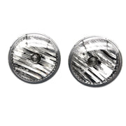 DURAFORCE Set of 2 Clear Lens Fog Light For 2011-2017 Jeep Patriot LH & RH Lamps w / Bulbs