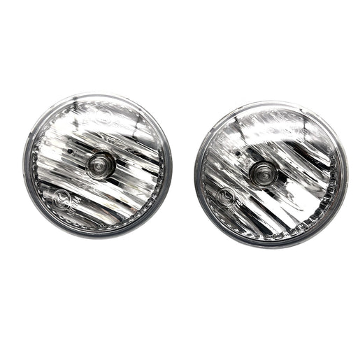 DURAFORCE Set of 2 Clear Lens Fog Light For 2011-2017 Jeep Patriot LH & RH Lamps w / Bulbs