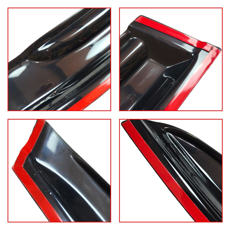 DURAFORCE Window Visors Rain Guards For 2012-2017 Toyota Camry 3D Wavy M Style Ş