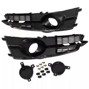 DURAFORCE For Audi A6 S6 RS6 2016 2017 2018 Front honeycomb Mesh Grill Fog Light Grille