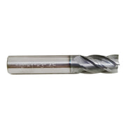 DURAFORCE 5 PCS 1/2 Inch 4 Flute Carbide End Mill Regular Length TiALN Coated