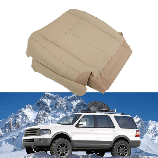 DURAFORCE For Ford Expedition 2007-2014 Perforated Front Driver Bottom Leather Seat Cover