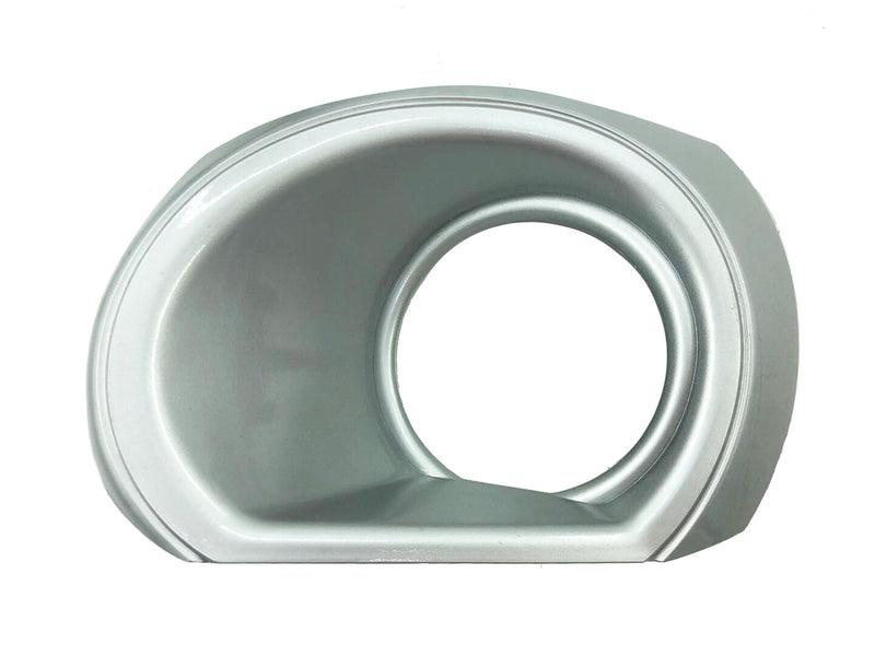 DURAFORCE Silver Fog Lights Lamps Cover Trim Ring for 2010-2012 for Subaru Outback 2PCS