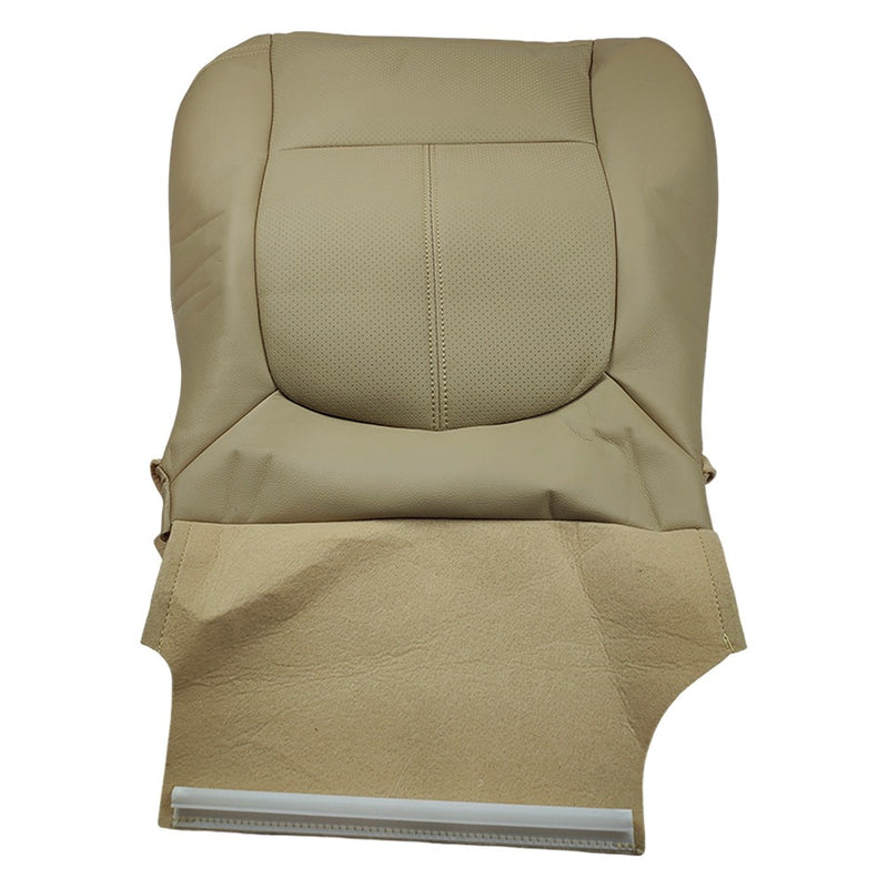 DURAFORCE Passenger Bottom Leather Seat Cover Tan For 2011 2012 - 2014 Ford F150 Lariat