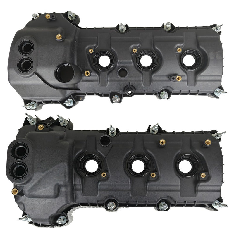 DURAFORCE 2Pcs For 2011-2019 Ford F-150 Lincoln Continental 3.5L 3.7L Valve Cover W/Gasket
