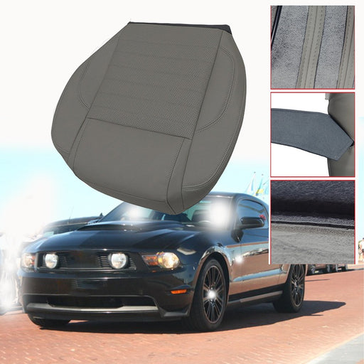 DURAFORCE Driver Bottom Leather Seat Cover For Ford Mustang GT 2010 2011 2012 - 2014