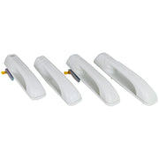 DURAFORCE Set of 4 Bright White Door Handles For Dodge Ram 1500 2500 3500 2012-2018