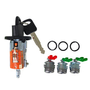 DURAFORCE For 1998-2007 Ford F150 F350 F450 F250 Ignition & Door Lock Cylinder and 2 Keys