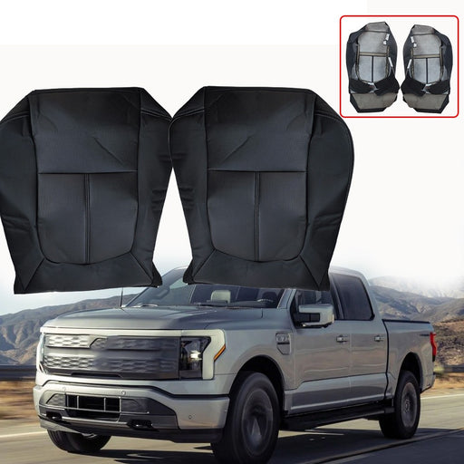 DURAFORCE For 2011-2016 Ford F250 F350 Lariat Driver Passenger Bottom Leather Seat Cover