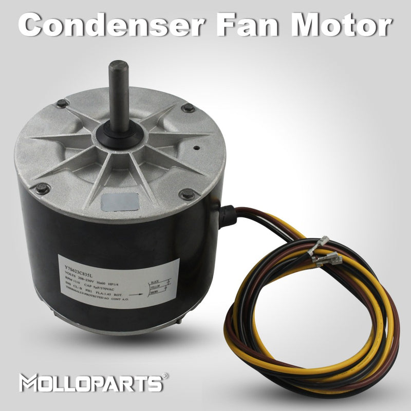 DURAFORCE 3S047 Carrier 1/4 HP, 1100 RPM, 208-230 V Condenser Fan Motor for 5KCP39FGU997AS