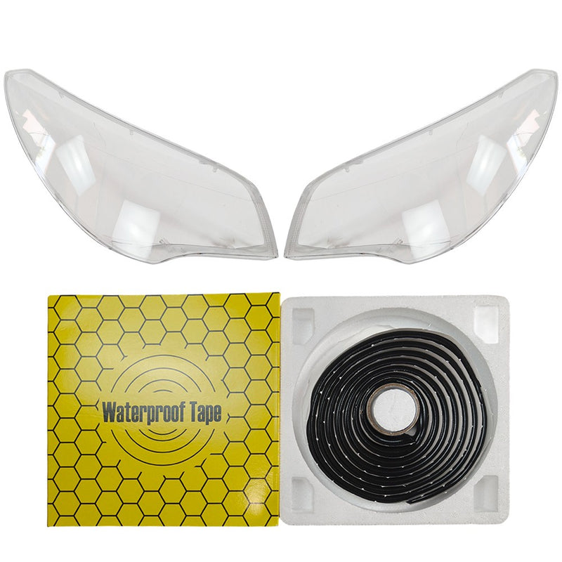 DURAFORCE For 2013-2017 Buick Enclave New Front Headlight Headlamp Lens Cover + Seal Glue