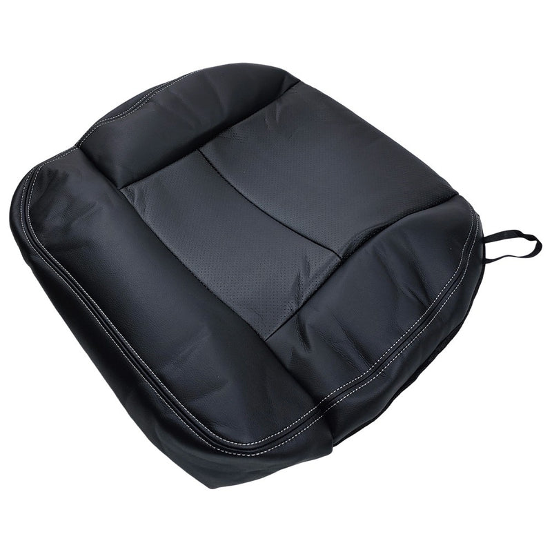 DURAFORCE PASSENGER Bottom Leather Seat Cover Black Fit For 2004 - 2008 Ford F-150 FX4
