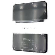DURAFORCE Black Housing Shell Front Back Case Top+ Bottom Cover For New Nintendo 3DS LL