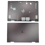 DURAFORCE Brown Back Cover For HP Envy X360 15-DR 15-DS Top Case 15.6" Rear Lid L54912-001