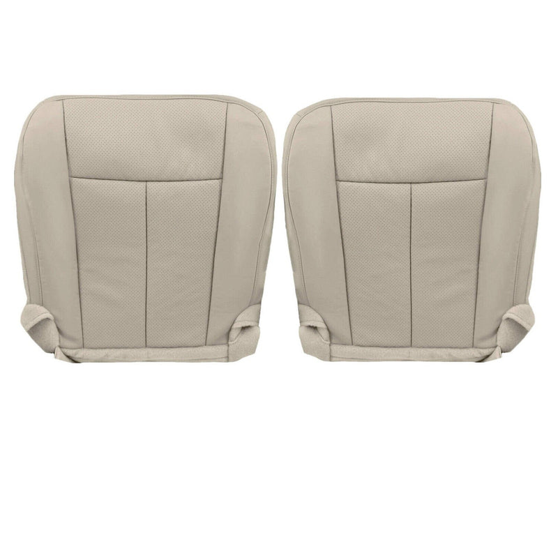 Driver Passenger Leather Bottom Seat Cover Tan for Ford Expedition 2007 2014