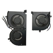 DURAFORCE 5V CPU & GPU Cooling Fan For MSI GS75 Stealth P75 Creator MS-17G1 MS-17G2 US
