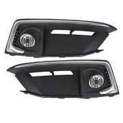 DURAFORCE For 2019 2020 Honda Civic Coupe/Sedan Fog Light Assembly w/Halogen Bulbs