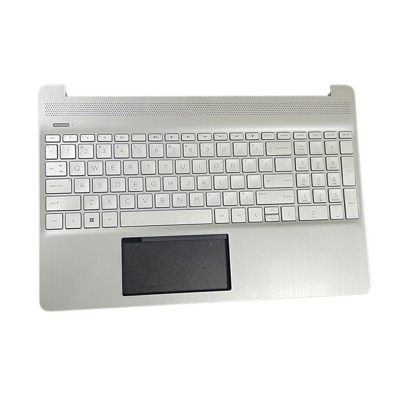 DURAFORCE For HP 15-DY 15-EF 15-dy1032wm 15-ef0023dx Palmrest M17184-001 L63578-001 Silver