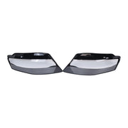 DURAFORCE 2PCS Left & Right For 2009-2012 Audi A4 Headlamp Cover Headlight Lens Cover