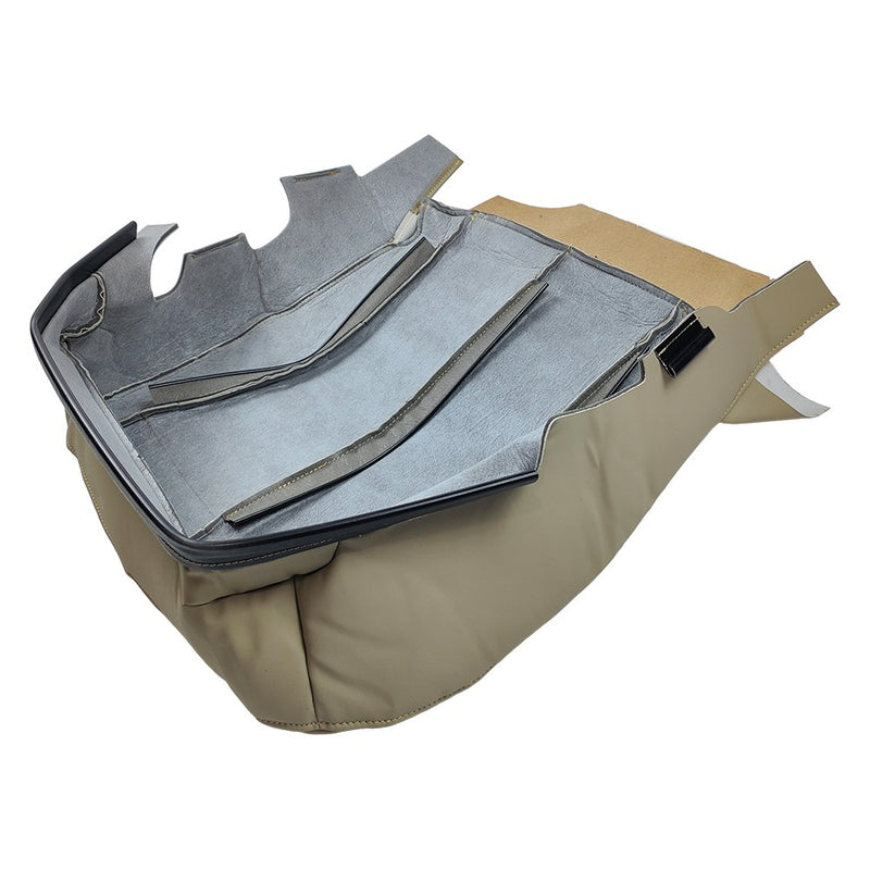 DURAFORCE Driver Side Bottom Replacement Leather Seat Cover Tan For 2007-2011 Toyota Camry