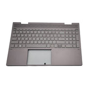 DURAFORCE For HP Envy X360 15-EE 15M-EE 15Z-EE Palmrest Backlit Keyboard L93119-001 Black