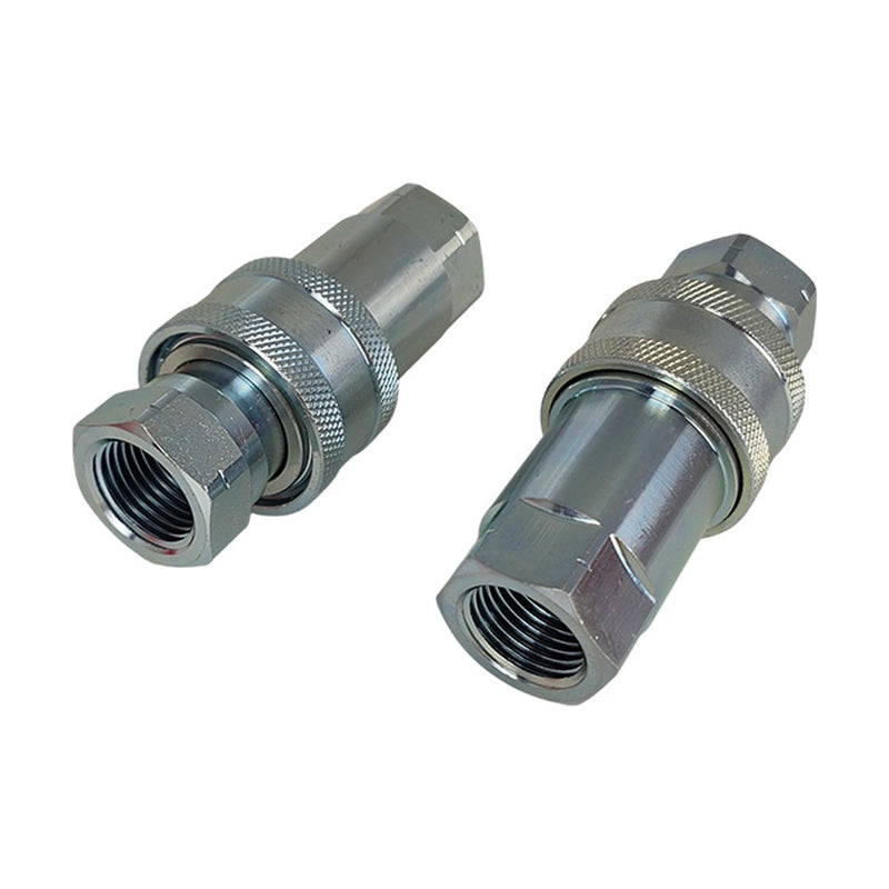 DURAFORCE 1/2" Ag Hydraulic Quick Connect Couplers Coupling Poppet For Pioneer Style 2Sets