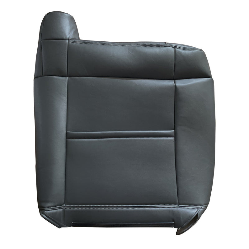 DURAFORCE For 1999-2002 Chevy Silverado 1500 Driver & Passenger Leather Seat Cover Black