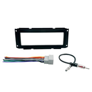 DURAFORCE Single DIN Radio Dash Kit W/Radio Wiring Antenna Adapter For 2002-2007 Chrysler