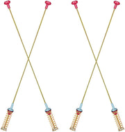 DURAFORCE 4Pcs DC97-16350V Washer Suspension Rod 27.6 Damper For Samsung WA54R7200AV/US