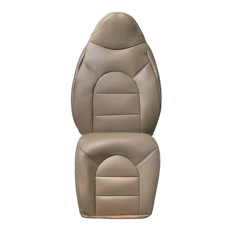 DURAFORCE For 1999 2000 Ford F250 F350 Front Driver Side Top & Bottom Leather Seat Covers