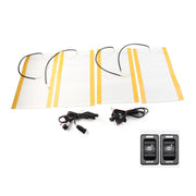 DURAFORCE For Trucks Carbon Fiber Heated Seat Heater Pad Kit Car Switch 12V Universal