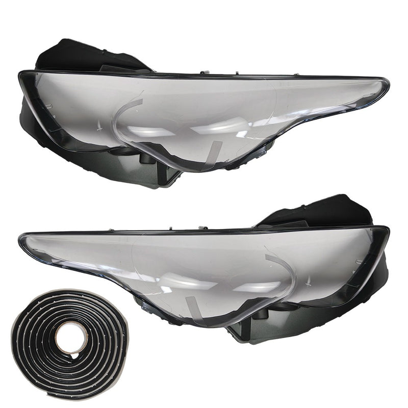 DURAFORCE For Infiniti FX35 2009-2013 Front Headlight Lens Clear Cover + Seal Glue