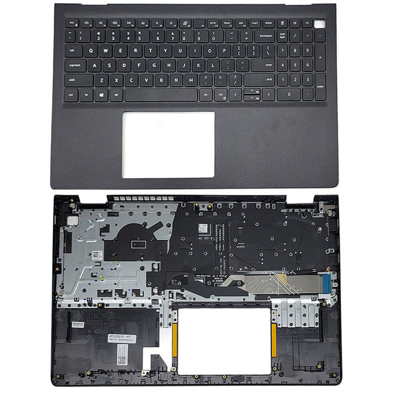 DURAFORCE New For Dell Inspiron 15 3510 3511 Palmrest Backlit Keyboard 054WVM Black 15.6"