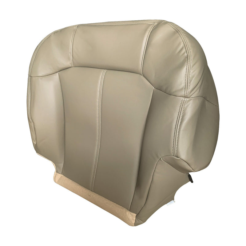 DURAFORCE Driver Bottom Leather Seat Cover Tan For 1999-2002 Chevy Tahoe
