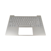 DURAFORCE New 13in Silver Palmrest For HP ENVY 13-BA 13T-BA Keyboard Upper Case w/Backlit
