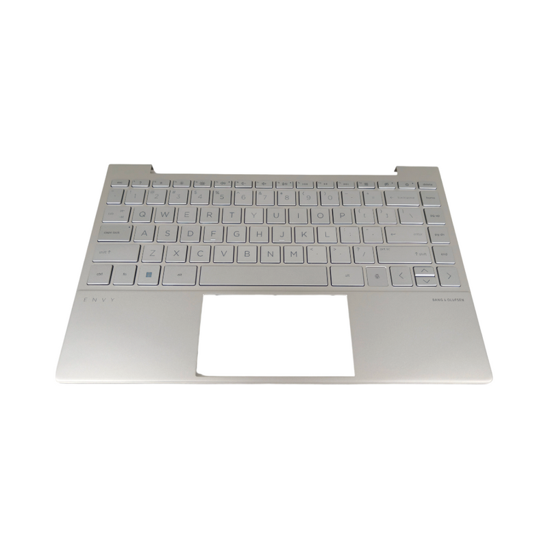 DURAFORCE New 13in Silver Palmrest For HP ENVY 13-BA 13T-BA Keyboard Upper Case w/Backlit