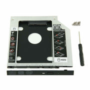DURAFORCE 9.5mm Universal For SATA 2nd HDD SSD Hard Drive Caddy CD/DVD-ROM Optical Bay US