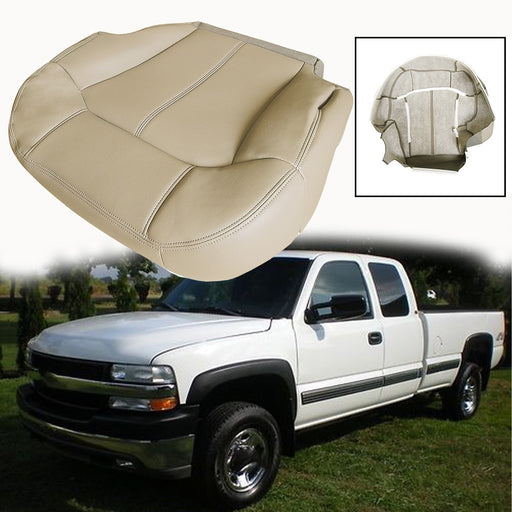 DURAFORCE For 1999 2000- 2002 Chevy Silverado 1500 2500 Driver Bottom Leather Seat Cover