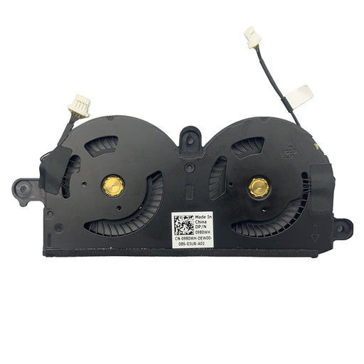 DURAFORCE New 4 Pin CPU Cooling Fan 980WH ND55C19-16M01 980WH For Dell XPS 13 9370 9380 US