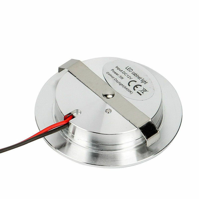 DURAFORCE 6X 12V LED Lights Recessed Ceiling light For RV Camper Interior Cool White 6400K