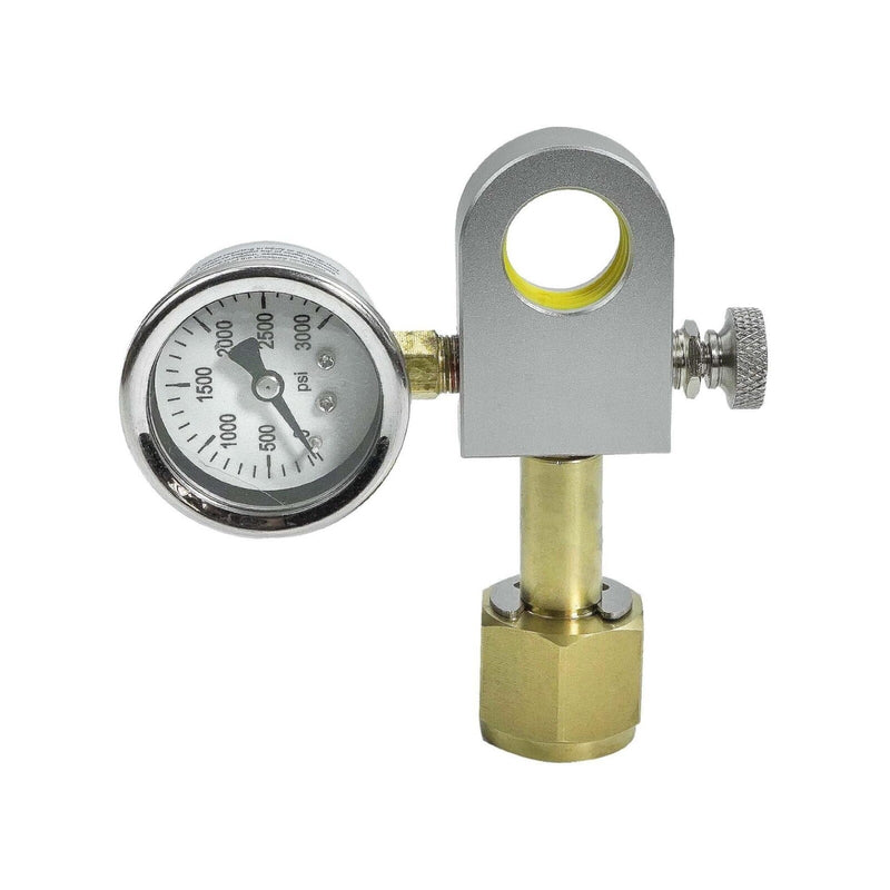 DURAFORCE CO2Filling Adapter with Pressure Gauge the Carbonator Soda Replenishment Adapter