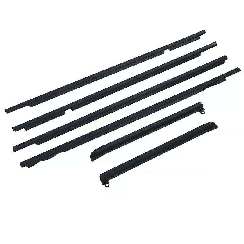 DURAFORCE Car Quarter Door Belt Moulding Black Set For 2003-2008 2009 Toyota Prado GX470