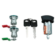DURAFORCE For 1996-08 ford E150 E250 E350 Door Lock Cylinders & Ignition Switch with Keys